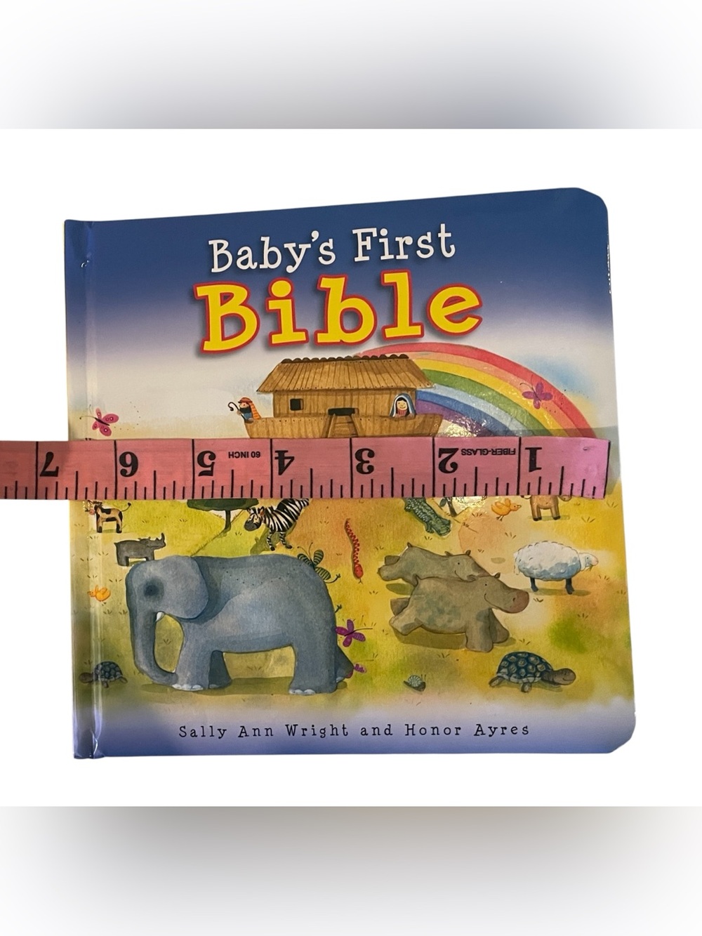 Baby's First Bible - Illustrated Animal Board Book (Blue, Yellow, Green) - Picture 5 of 5